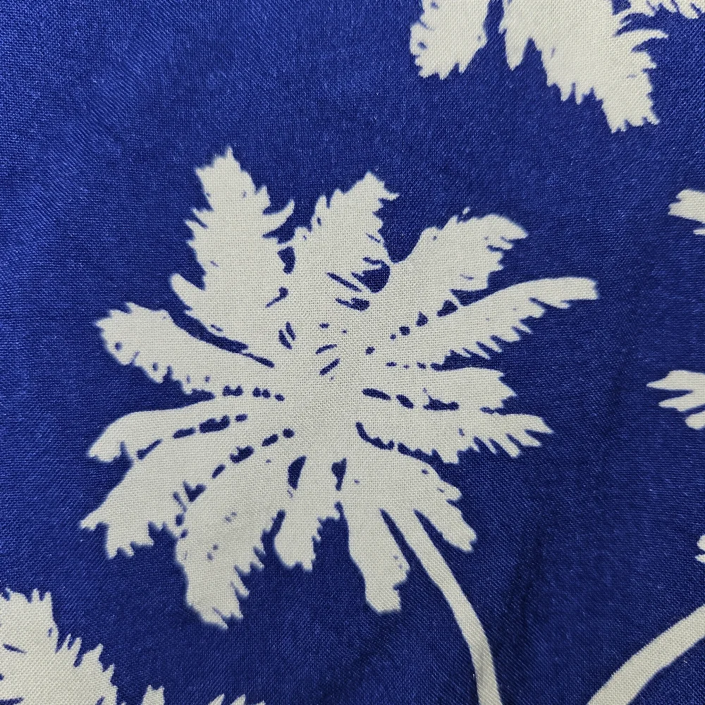Kenny Flowers Blue Palm Limited Edition Button Down Cotton Hawaiian Shirt S - Picture 4 of 12